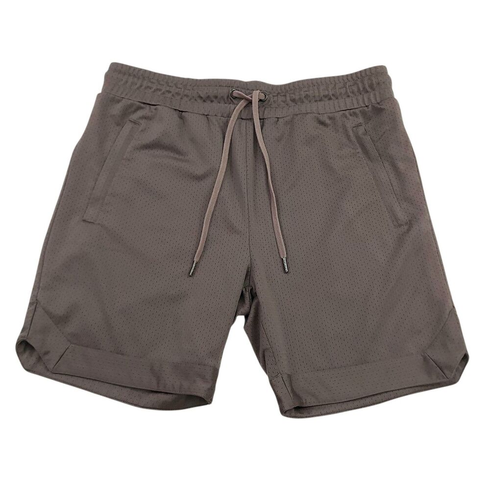 Maison Article Shorts Mens XL Brown Athletic Mesh Basketball Gym Streetwear